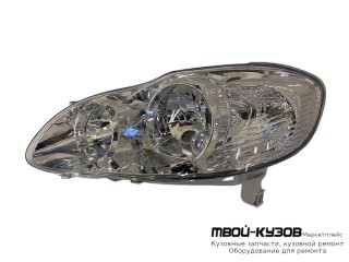 ФАРА ЛЕВАЯ СТОРОНА (КИТАЙ) для Toyota COROLLA DE120 / ZE120 (2002-) СЕДАН / УНИВЕРСАЛ