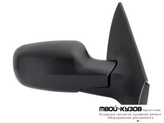 ЗЕРКАЛО ПРАВАЯ СТОРОНА ЭЛЕКТР С ПОДОГРЕВОМ С ТЕМПЕР ДАТЧИК (CONVEX) ГРУНТ (ТАЙВАНЬ) для Renault MEGANE (2003-2007)