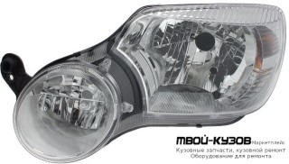 ФАРА ЛЕВАЯ СТОРОНА С КОРРЕКТОР , ПРОТИВОТУМ (DEPO) для Skoda YETI (2010-)