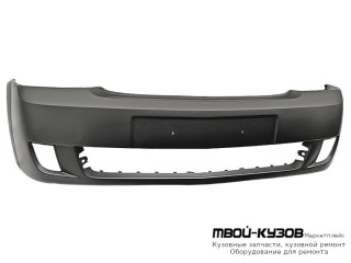 БАМПЕР ПЕРЕДНИЙ С ОТВЕРСТИЯМИ ПОД ПРОТИВОТУМАННЫЕ ФАРЫ ГРУНТ СЕРЫЙ (ТАЙВАНЬ) для Opel MERIVA (2003-2009)