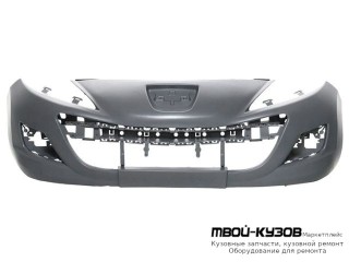 БАМПЕР ПЕРЕДНИЙ ГРУНТ (ТАЙВАНЬ) для Peugeot 207 (2005-)