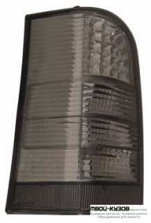 ФОНАРЬ ЗАДНИЙ ВНЕШНИЙ ЛЕВАЯ + ПРАВАЯ (КОМПЛЕКТ) ТЮНИНГ С ДИОД ТОНИР ВНУТРИ (DEPO) ХРОМ для Mercedes VITO / VIANO (1996-)