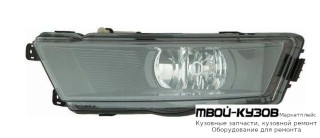 ФАРА ПРОТИВОТУМАННАЯ ЛЕВАЯ СТОРОНА ВНУТРИ ЧЁРНЫЙ (DEPO) для Skoda RAPID (2014-)
