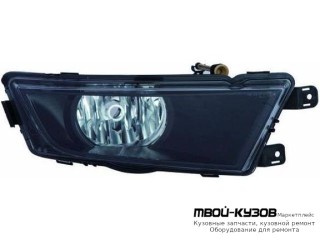 ФАРА ПРОТИВОТУМАННАЯ ПРАВАЯ СТОРОНА ВНУТРИ (DEPO) ЧЁРНЫЙ для Skoda OCTAVIA (2013-2017)