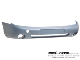 БАМПЕР ПЕРЕДНИЙ +/- С ОТВЕРСТИЯМИ ПОД ПРОТИВОТУМАННЫЕ ФАРЫ ГРУНТ (ТАЙВАНЬ) для Ford MONDEO (09.1996 - 03.2001)