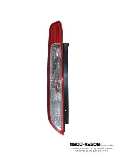 ФОНАРЬ ЗАДНИЙ ВНЕШНИЙ ЛЕВАЯ СТОРОНА (ХЭТЧБЭК) (DEPO) для Ford FOCUS (2008-2010)