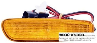 ФОНАРЬ-КАТАФОТ ЛЕВАЯ СТОРОНА В БАМПЕР (DEPO) ЖЕЛТ для Volvo S40 / V40 (1996-)