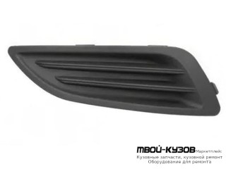 РЕШЕТКА БАМПЕРА ПЕРЕДНИЙ ПРАВАЯ СТОРОНА БЕЗ ОТВЕРСТИЙ ПОД ПРОТИВОТУМАННЫЕ ФАРЫ (КИТАЙ) для Ford FIESTA (2008-)