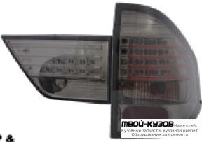 ФОНАРЬ ЗАДНИЙ ВНЕШНИЙ+ВНУТР ЛЕВАЯ + ПРАВАЯ (КОМПЛЕКТ) ТЮНИНГ ДИОД ВНЕШНИЙ + ВНУТРЕН ТОНИР (EAGLE EYES) ВНУТРИ ХРОМ для BMW E83 X3 (01.2004-)