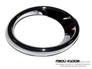 РЕШЕТКА БАМПЕРА ПЕРЕДНИЙ ЛЕВАЯ = ПРАВАЯ П/ПРОТИВОТУМ (ХЭТЧБЭК) ХРОМ для Chevrolet AVEO T255 ХЭТЧБЭК (2008-)