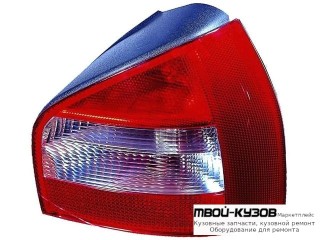 ФОНАРЬ ЗАДНИЙ ВНЕШНИЙ ПРАВАЯ СТОРОНА (DEPO) КРАСНЫЙ-БЕЛ для Audi A3 (08.1996 - 2002)