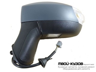 ЗЕРКАЛО ЛЕВАЯ СТОРОНА ЭЛЕКТР С ПОДОГРЕВОМ , ПОДСВЕТ , УКАЗАТЕЛЬ ПОВОРОТА (ТАЙВАНЬ) для Ford KUGA (2008-2013)