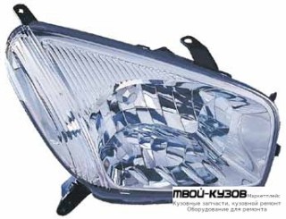 ФАРА ПРАВАЯ СТОРОНА БЕЗ КОРРЕКТОР (DEPO) БЕЛЫЙ для Toyota RAV4 (2000-2003) (2004-2005)