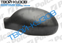 C5 01-08  НАКЛАДКА ЗЕРКАЛА ПРАВАЯ ЧЕРНАЯ