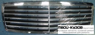 РЕШЕТКА РАДИАТОРА (AVANTGARD) ХРОМ-ЧЁРНЫЙ для Mercedes W202 (06.1993 - 06.2000)