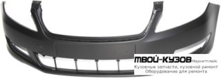 БАМПЕР ПЕРЕДНИЙ БЕЗ ОТВ П/ОМЫВАТЕЛЬ ГРУНТ (ТАЙВАНЬ) для Skoda FABIA / ROOMSTER (2010-)