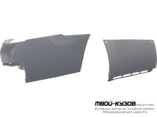 БОКОВИНА БАМПЕРА ЗАДНИЙ ПРАВАЯ СТОРОНА П/ ДВОЙН ДВЕРЬ ДЛИНН (ТАЙВАНЬ) для Peugeot PARTNER (2008-2015)