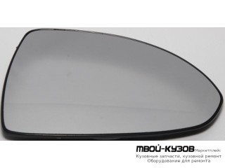 СТЕКЛО ЗЕРКАЛА ПРАВАЯ СТОРОНА ЭЛЕКТР С ПОДОГРЕВОМ (CONVEX) (ТАЙВАНЬ) для Opel CORSA (2006-)