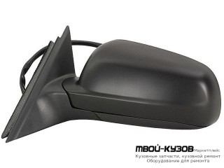 ЗЕРКАЛО ЛЕВАЯ СТОРОНА ЭЛЕКТР С ПОДОГРЕВОМ (FLAT) ГРУНТ (ТАЙВАНЬ) для Volkswagen PASSAT B5 (11.1996 - 09.2000)