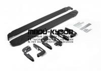 F173ALB.4002.1 - ПОРОГИ-ПОДНОЖКИ (КОМПЛЕКТ) Black (RIVAL) Mitsubishi Pajero 4 (2006-2011)