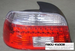 ФОНАРЬ ЗАДНИЙ ВНЕШНИЙ ЛЕВАЯ СТОРОНА С ДИОД ГАБАРИТ ГАБАРИТ ПРОЗРАЧНЫЙ ХРУСТАЛ КРАСНЫЙ-БЕЛ для BMW E39 (11.1995 - 2003)