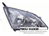 ФАРА ПРАВАЯ СТОРОНА +/- КОРРЕКТОР ЛИНЗОВАННАЯ ВНУТРИ (DEPO) ЧЁРНЫЙ для Honda CRV (2006-2011)