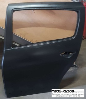ДВЕРЬ ЗАДНИЙ ЛЕВАЯ СТОРОНА С ОТВ ПОД МОЛДИНГ (КИТАЙ) для Renault SANDERO (2008-)