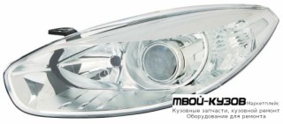 ФАРА ЛЕВАЯ СТОРОНА ПОД КОРРЕКТОР (КСЕНОН) (DEPO) для Renault FLUENCE (2010-)