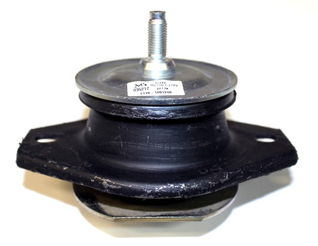 Опора двигателя ВАЗ-2110 передняя левая (кор.шпилька) (ВИС)