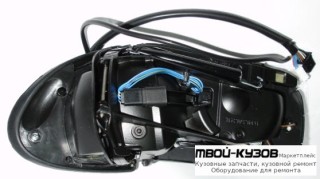 ЗЕРКАЛО ЛЕВАЯ СТОРОНА ЭЛЕКТР С ПОДОГРЕВОМ , АВТОСКЛАДЫВ , ПАМЯТЬЮ БЕЗ КРЫШК (ASPHERICAL) (ТАЙВАНЬ) для Mercedes W220 (10.1998-)