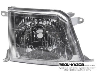 ФАРА ПРАВАЯ СТОРОНА ПРОЗРАЧНЫЙН (КИТАЙ) для Toyota LANDCRUISER PRADO 90 (04.1996 - 09.2002)