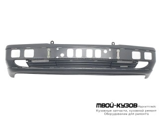 БАМПЕР ПЕРЕДНИЙ (ELEGANCE) В СБОРЕ ЛИТОЙ ГРУНТ (ИТАЛИЯ) для Mercedes W202 (06.1993 - 06.2000)