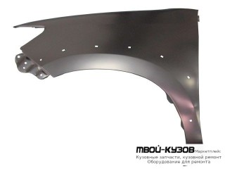 КРЫЛО ПЕРЕДНИЙ ЛЕВАЯ СТОРОНА С ОТВ П/РАСШИРИТ , БЕЗ ОТВ ПОД ПОВТОРИТЕЛЬ (КИТАЙ) для Toyota HILUX (2011-2015)