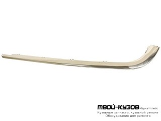 МОЛДИНГ БАМПЕРА ЗАДНИЙ ПРАВАЯ СТОРОНА (ELEGANCE) ХРОМ (ТАЙВАНЬ) для Mercedes W202 (06.1993 - 06.2000)