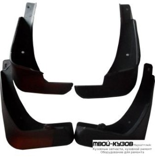 БРЫЗГОВИК ПЕРЕДНИЙ КРЫЛА ЛЕВАЯ + ПРАВАЯ (КОМПЛЕКТ) + ЗАДНИЙ (СЕДАН) для Toyota COROLLA DE120 / ZE120 (2002-) СЕДАН / УНИВЕРСАЛ