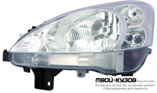 ФАРА ЛЕВАЯ СТОРОНА С КОРРЕКТОР (DEPO) для Peugeot PARTNER (2008-2015)