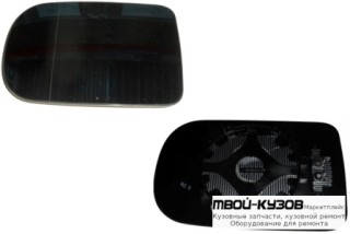 СТЕКЛО ЗЕРКАЛА ПРАВАЯ СТОРОНА С ПОДОГРЕВОМ (ТАЙВАНЬ) для BMW E38 (06.1994 - 08.1998) (09.1998 - 2002), BMW E39 (11.1995 - 2003)