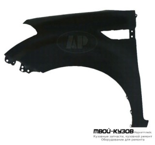 КРЫЛО ПЕРЕДНИЙ ЛЕВАЯ СТОРОНА БЕЗ ОТВ ПОД МОЛДИНГ (ТАЙВАНЬ) для KIA SOUL (2010-)