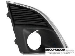 РЕШЕТКА БАМПЕРА ПЕРЕДНИЙ ПРАВАЯ СТОРОНА С ОТВЕРСТИЯМИ ПОД ПРОТИВОТУМАННЫЕ ФАРЫ (КИТАЙ) для Chevrolet CRUZE (2009-)