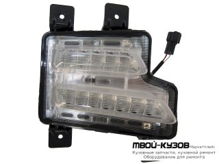 ФАРА ПРОТИВОТУМАННАЯ ПРАВАЯ СТОРОНА DRL( ХОД. ОГНИ) (КИТАЙ) для Chery TIGGO 7 PRO (2020-) / TIGGO 7 (2016-2019)