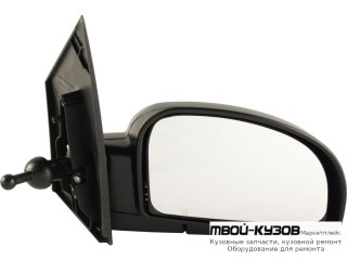 ЗЕРКАЛО ПРАВАЯ СТОРОНА МЕХАН С ТРОСИК (ТАЙВАНЬ) для Hyundai GETZ (2003-2005), Hyundai GETZ (2005-)