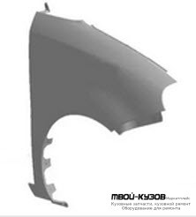 КРЫЛО ПЕРЕДНИЙ ПРАВАЯ СТОРОНА (КИТАЙ) для Chery QQ (2006-)