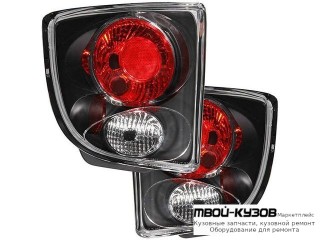 ФОНАРЬ ЗАДНИЙ ВНЕШНИЙ ЛЕВАЯ + ПРАВАЯ (КОМПЛЕКТ) ТЮНИНГ (EAGLE EYES) ВНУТРИ КРАСНЫЙ С ЧЁРНЫЙ для Toyota CELICA (2000-)