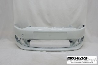 БАМПЕР ПЕРЕДНИЙ (СЕДАН) КРАШЕН (РОССИЯ) для Volkswagen POLO (09.2010 - 2020)