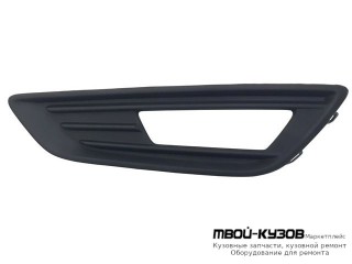 РЕШЕТКА БАМПЕРА ПЕРЕДНИЙ ЛЕВАЯ СТОРОНА С ОТВЕРСТИЯМИ ПОД ПРОТИВОТУМАННЫЕ ФАРЫ (ТАЙВАНЬ) для Ford FOCUS (2014-)