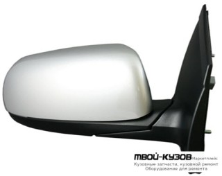 ЗЕРКАЛО ПРАВАЯ СТОРОНА ЭЛЕКТР С ПОДОГРЕВОМ (CONVEX) ГРУНТ (ТАЙВАНЬ) для KIA PICANTO (2012-)
