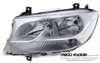 ФАРА ЛЕВАЯ СТОРОНА С КОРРЕКТОР (DEPO) для Mercedes SPRINTER (2006-)