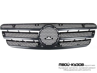 РЕШЕТКА РАДИАТОРА ХРОМ-ЧЁРНЫЙ (ТАЙВАНЬ) для Mercedes W163 (ML) (09.1998-)