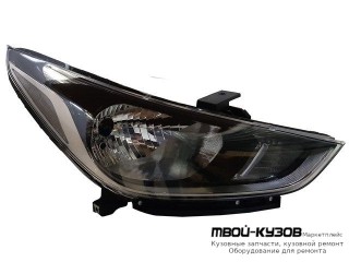 ФАРА ПРАВАЯ СТОРОНА С КОРРЕКТОР (DEPO) для Hyundai SOLARIS (2017-)