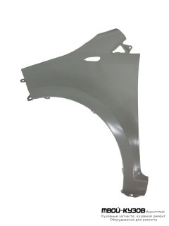 КРЫЛО ПЕРЕДНИЙ ЛЕВАЯ СТОРОНА С ОТВ ПОД ПОВТОРИТЕЛЬ (КИТАЙ) для Chery KIMO (2008-)